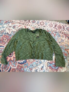 NWT Torrid Space Dye Cardigan V-Neck Sweater